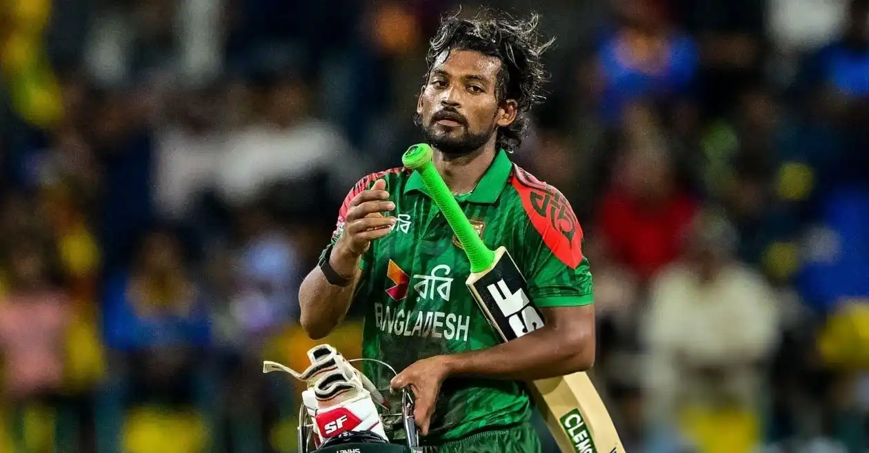 Bangladesh Drop Najmul Hossain Shanto from T20I Squad for Sri Lanka Series